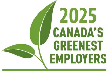 Canada's Greenest Employers 2025 award logo